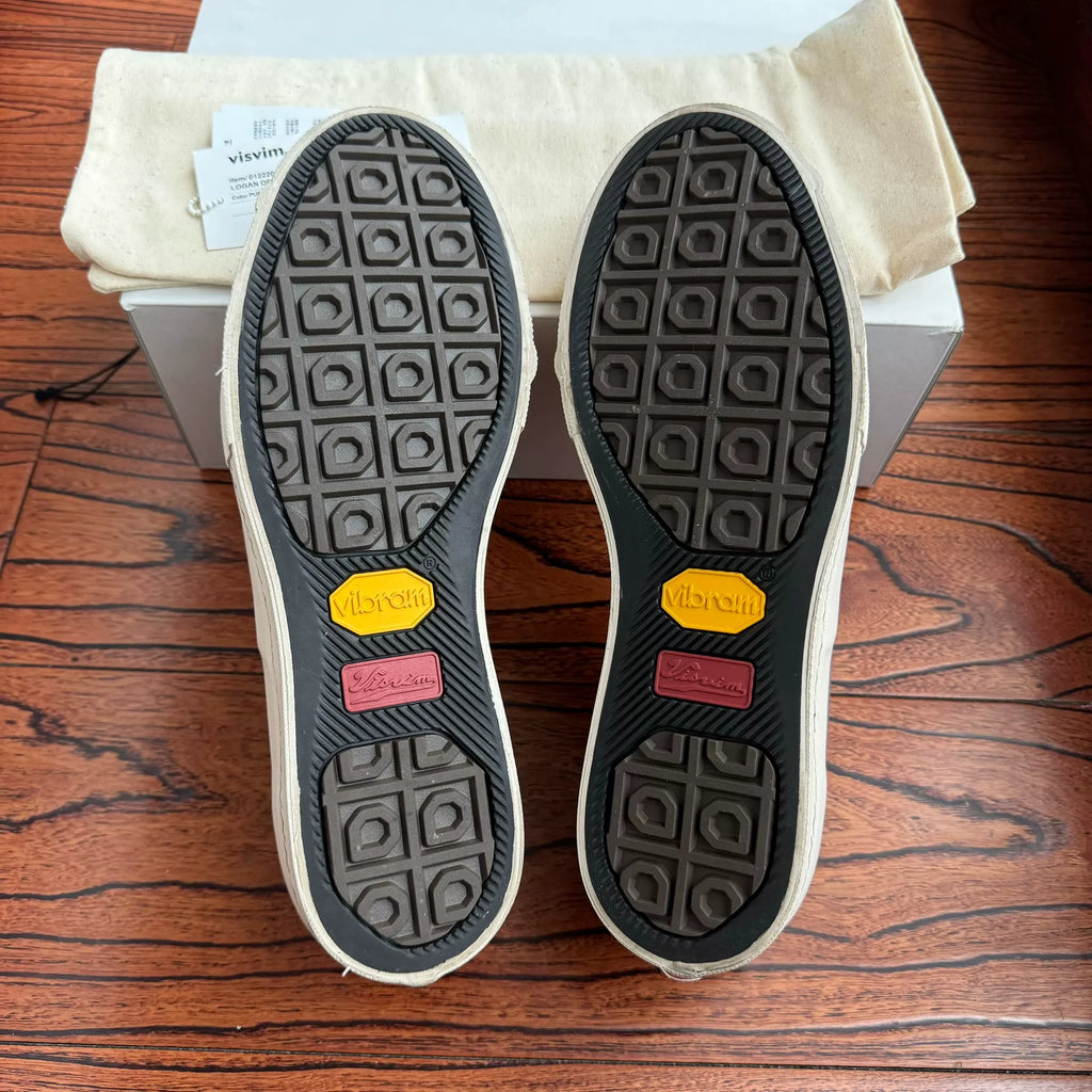 Visvim 22aw LOGAN DECK LO ROADSTER Canvas Purple Shoes