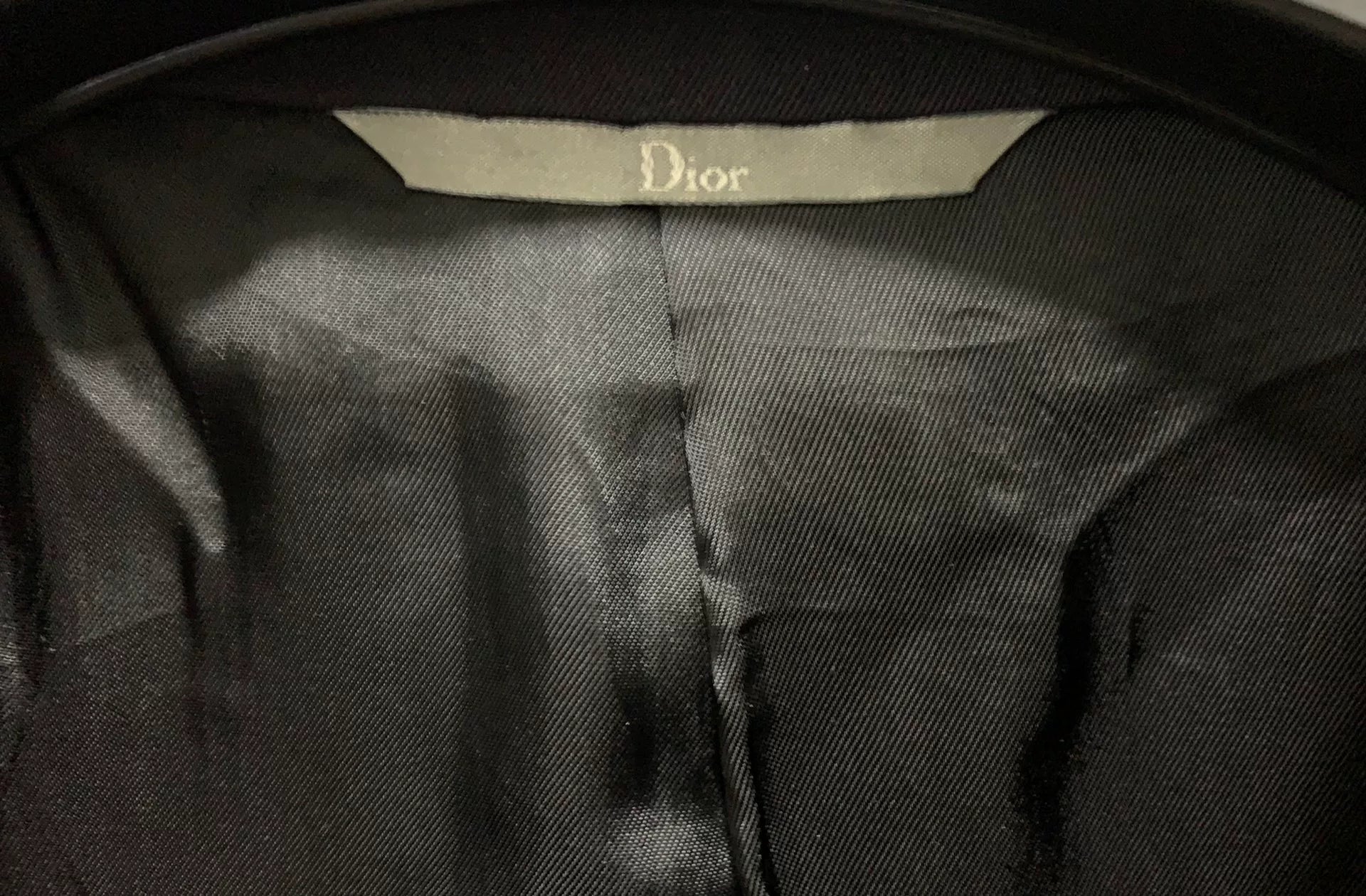Dior Homme 16SS Runway Zip Wool Suit