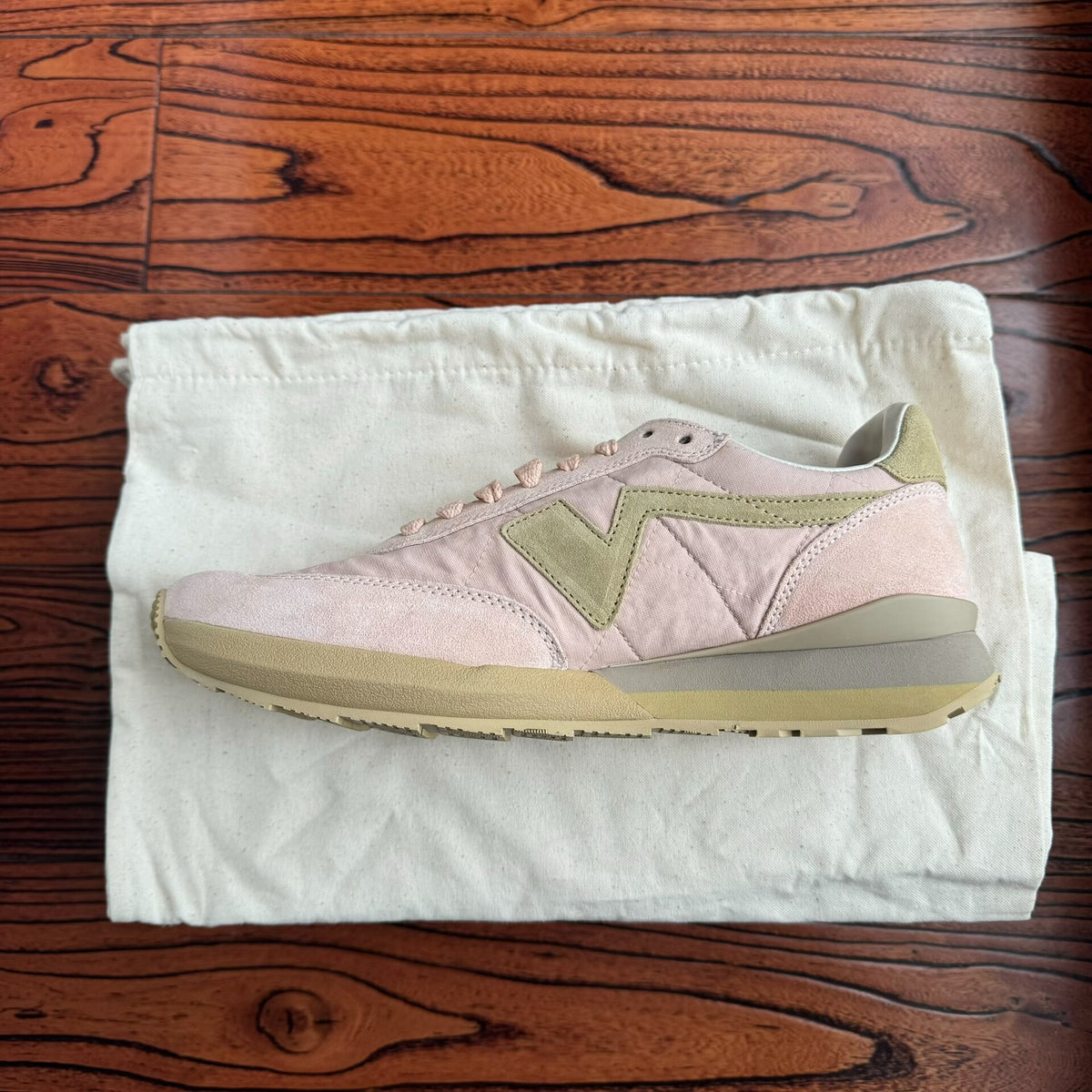 Visvim 25SS Fkt Runner Pink Shoes
