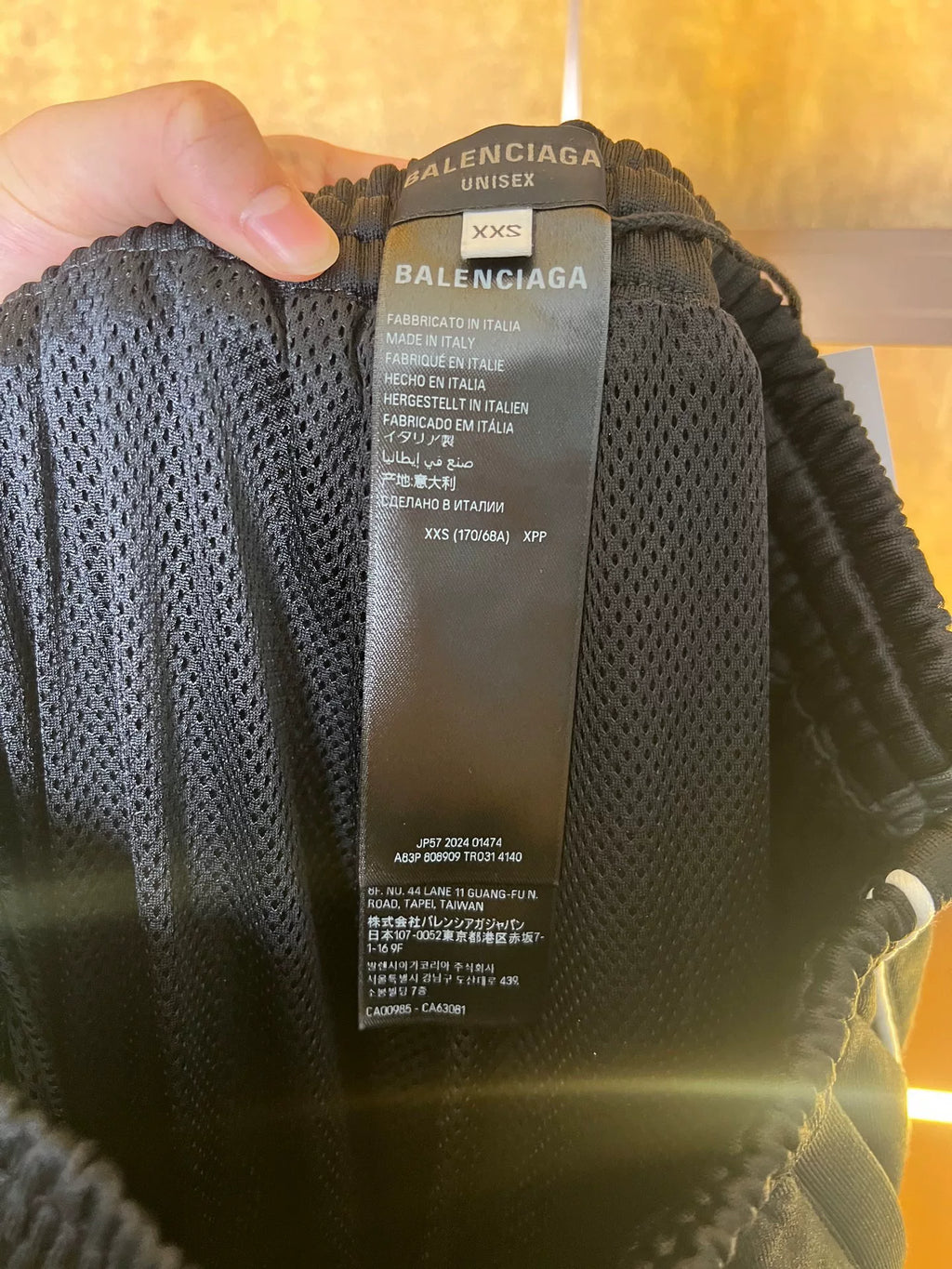 Balenciaga Double Waist Splice Trousers