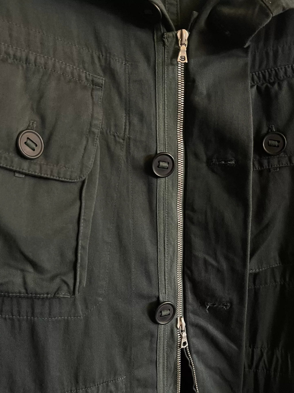 Dries Van Noten SS19 Hooded Cotton Coat
