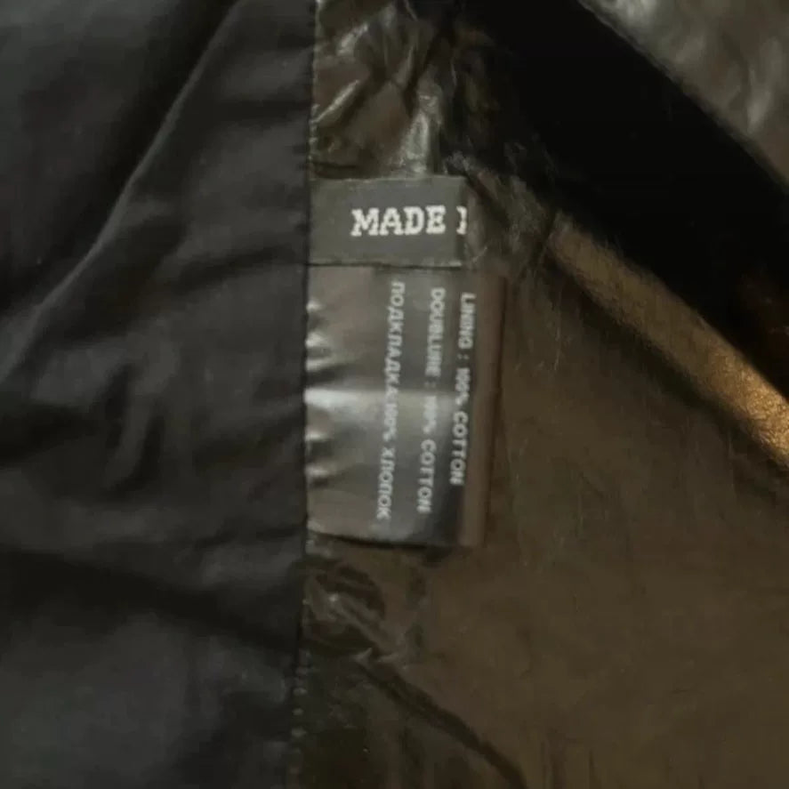 Ann Demeulemeester Archive Oil Wax Leather Deconstructed Vest