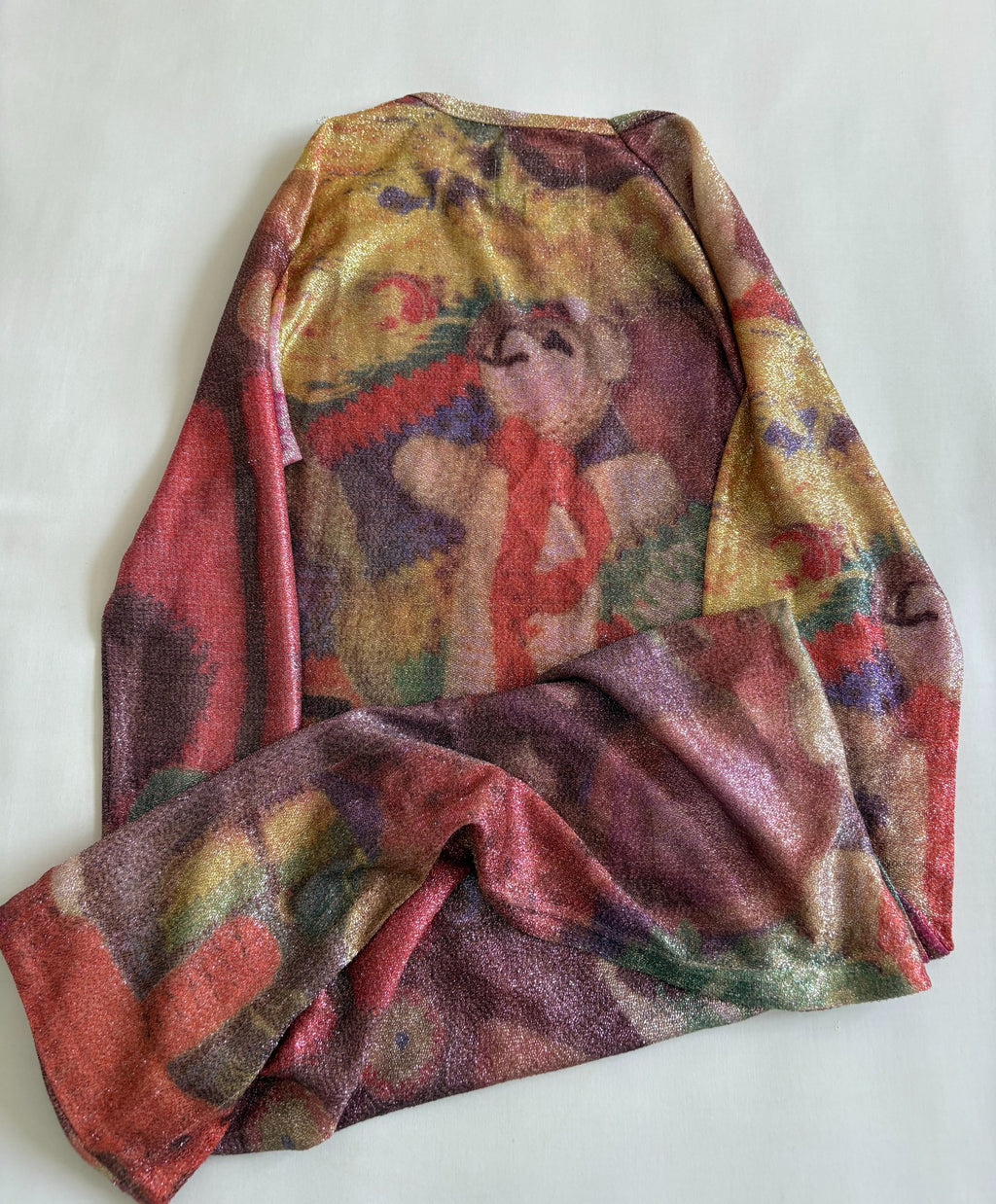 Walter Van Beirendonck Runway Print W Lt 1997-1998 Silver Slogan Kiss Vintage The Future Dress