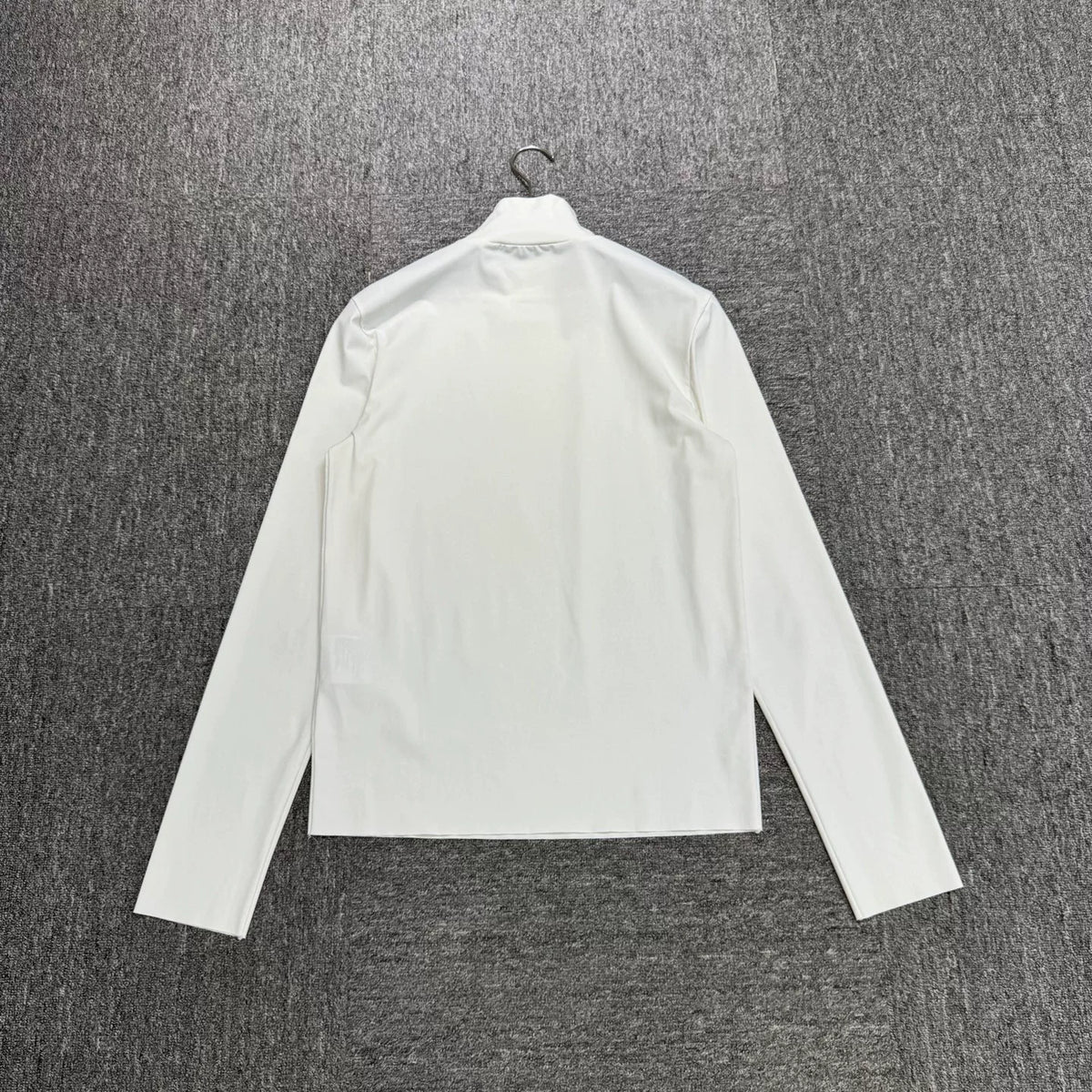Prada Triangle Logo Slim-Fit Long-Sleeve Top