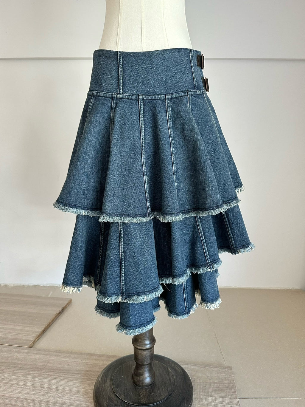 Junya Watanabe AD2015 Multi-layer Denim Skirt