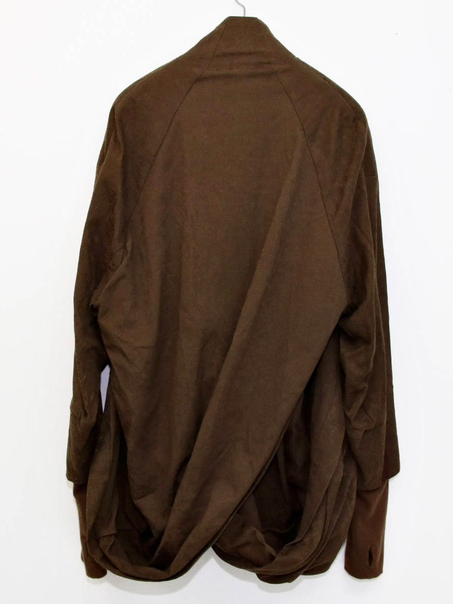 Julius_7 Wasteland-style jacquard oversized jacket