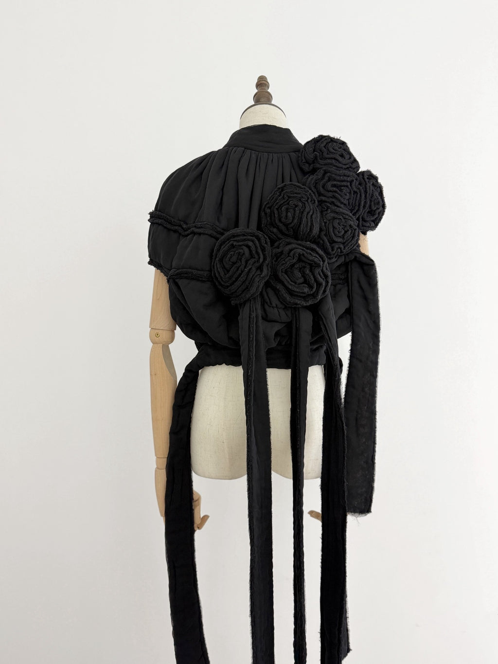 Comme Des Garcons 3d Rose Cocoon Jacket - Devines