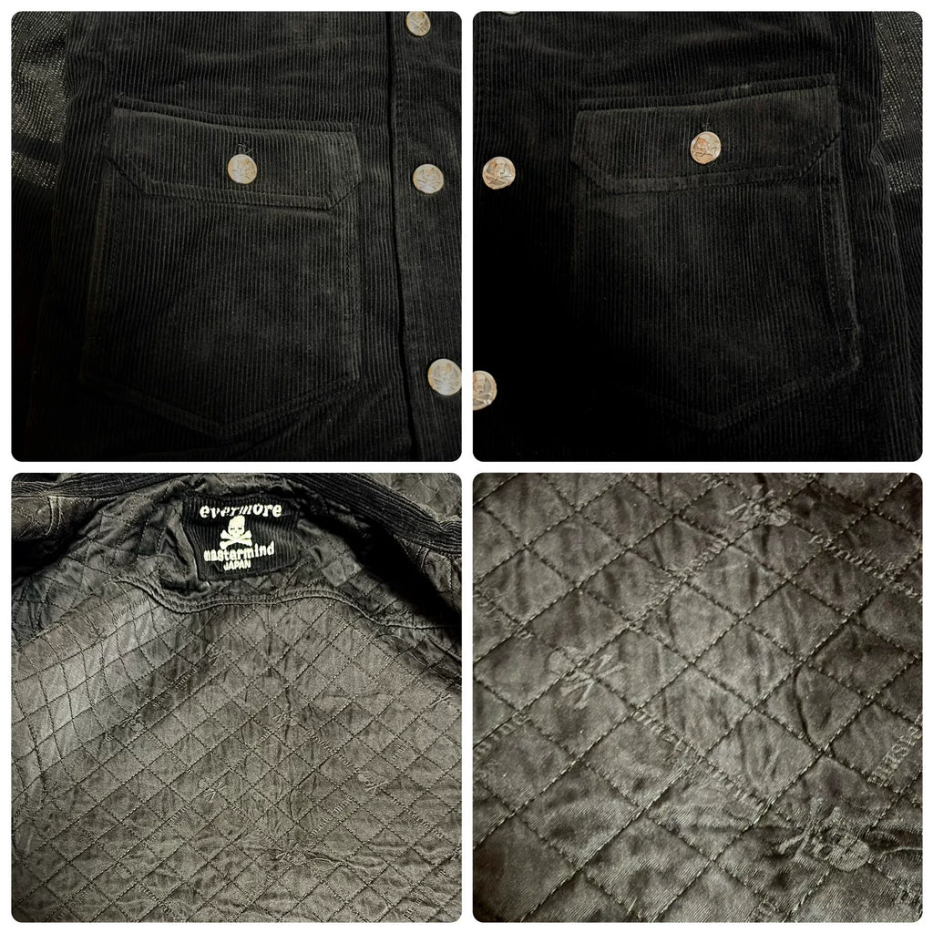 mastermind Japan AW10 Silver Corduroy Jacket