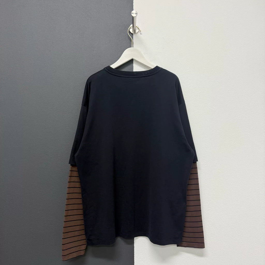 Miumiu Two-Piece Long-Sleeve Top