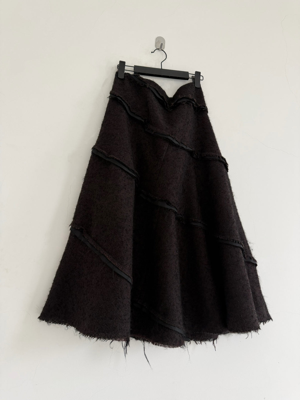 Junya Watanabe 2002 Frayed Cut Umbrella Skirt