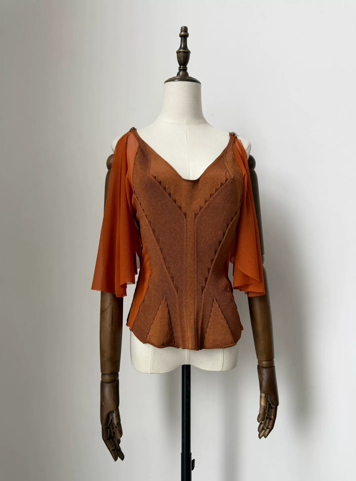 Jean Paul Gaultier Vintage Knit Mesh Top
