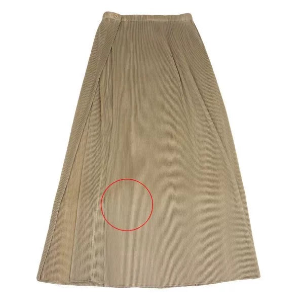 Issey Miyake Vintage Brown Pleated Skirt