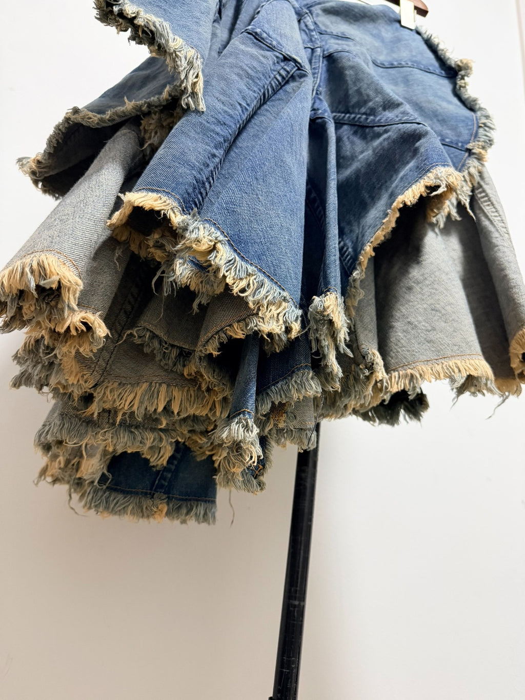 Junya Watanabe Denim Midi 2005 Skirt