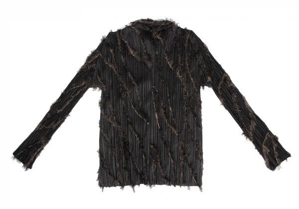 Issey Miyake Fringe Pleated Shirt
