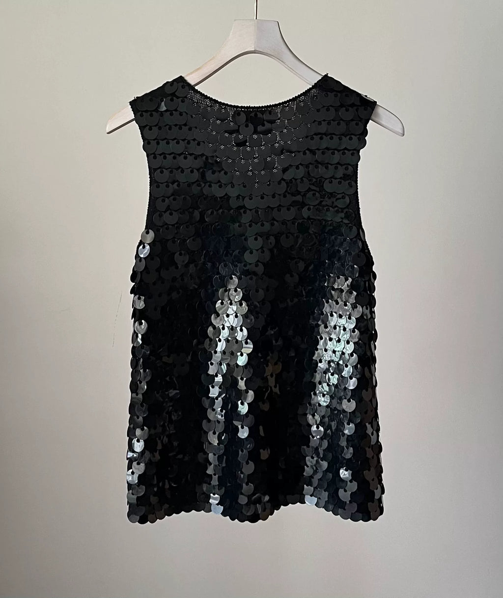 Number (n)ine 06SS Knit Black Vest