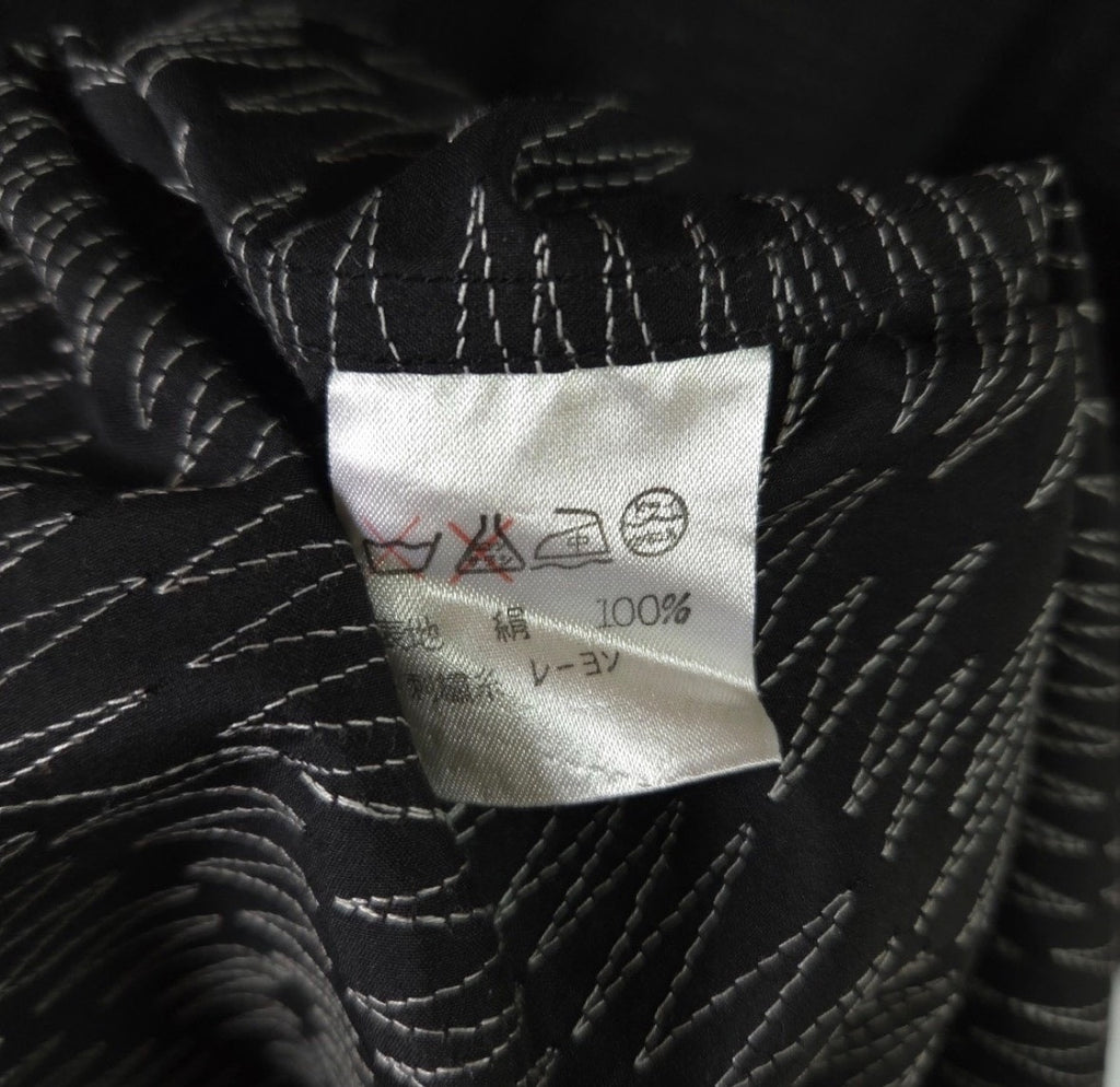 Issey Miyake 1980s Embroidered Long Sleeve Shirt
