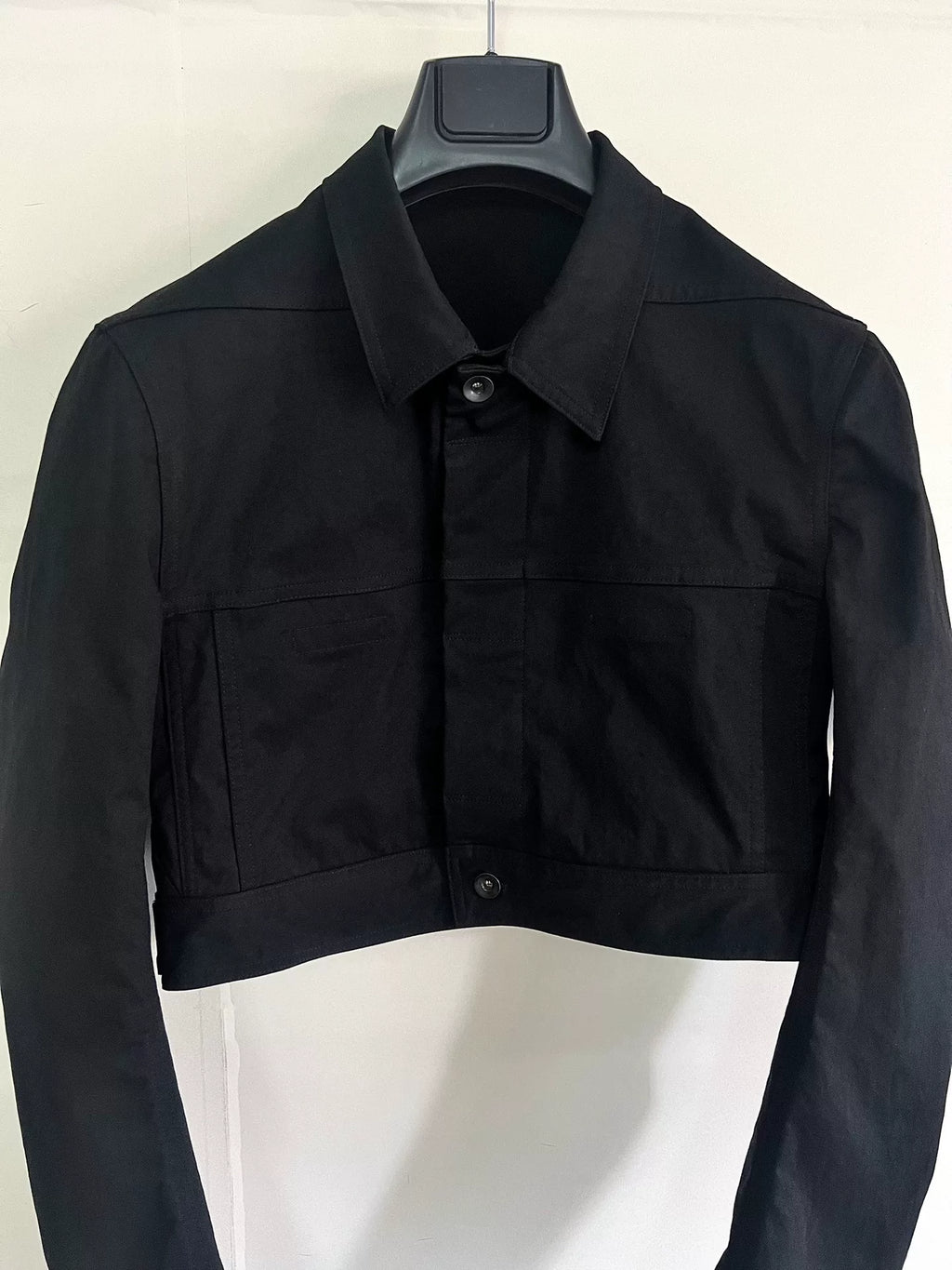 Rick Owens SS18 Runway Nylon Standing Collar Jacket