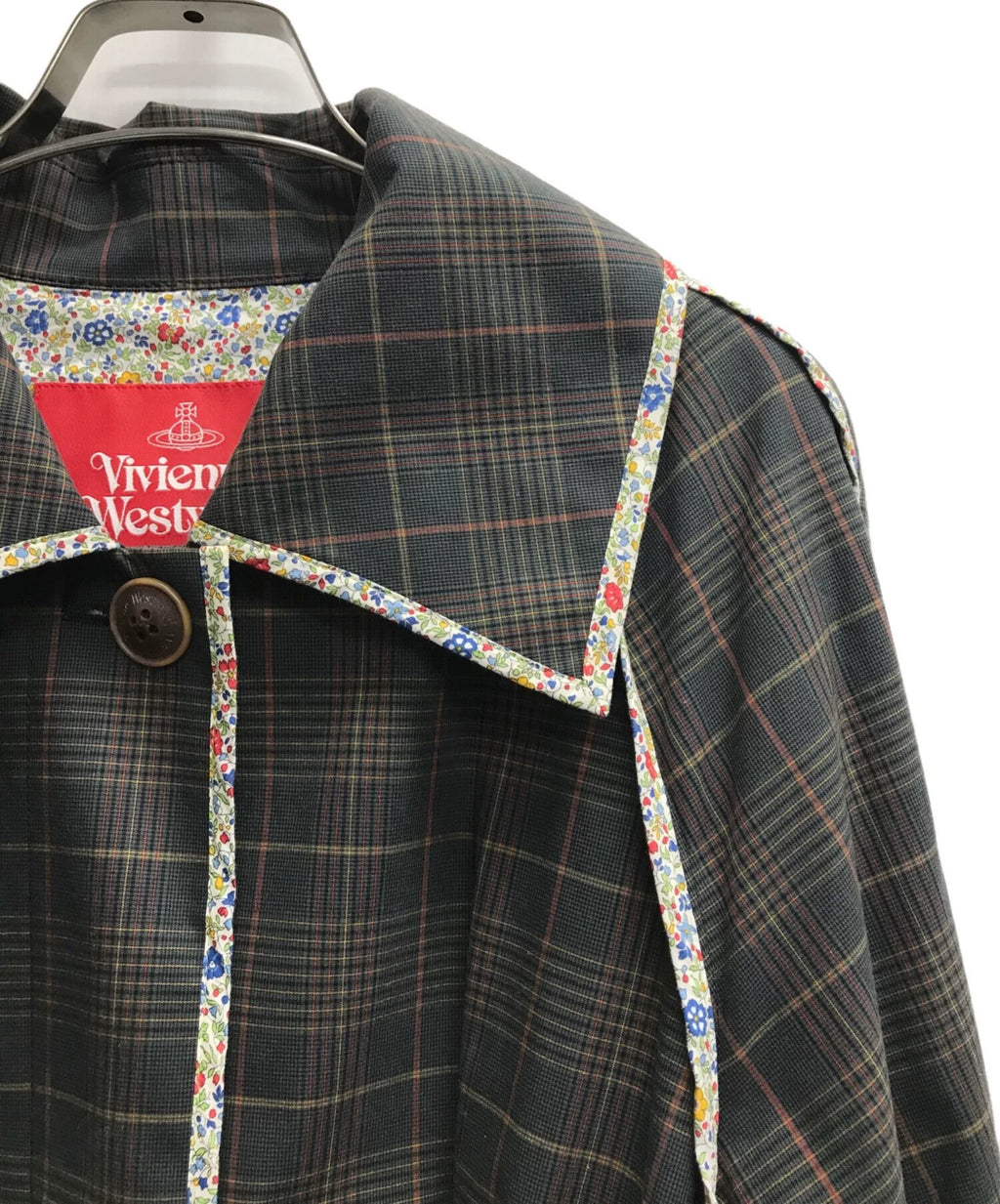 Vivienne Westwood Plaid Tied Coat