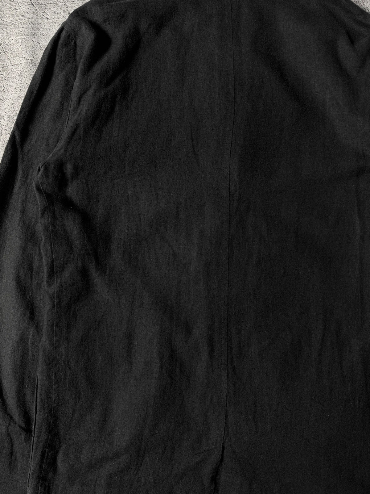 Ann Demeulemeester AW05 Polka-Dot Lined Linen Jacket