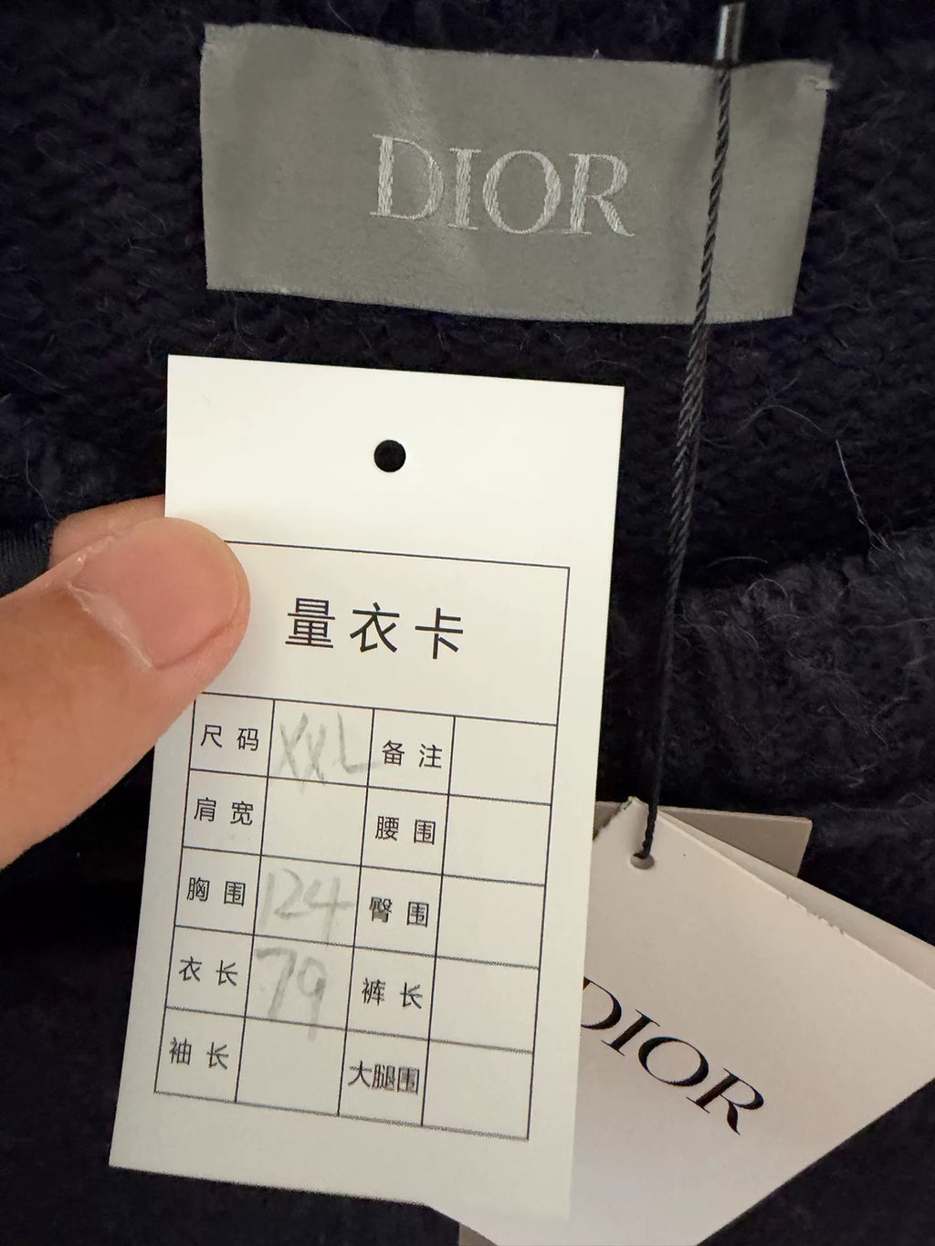 Dior Black Dragon Year Dinosaur Embroidered Distressed Sweater