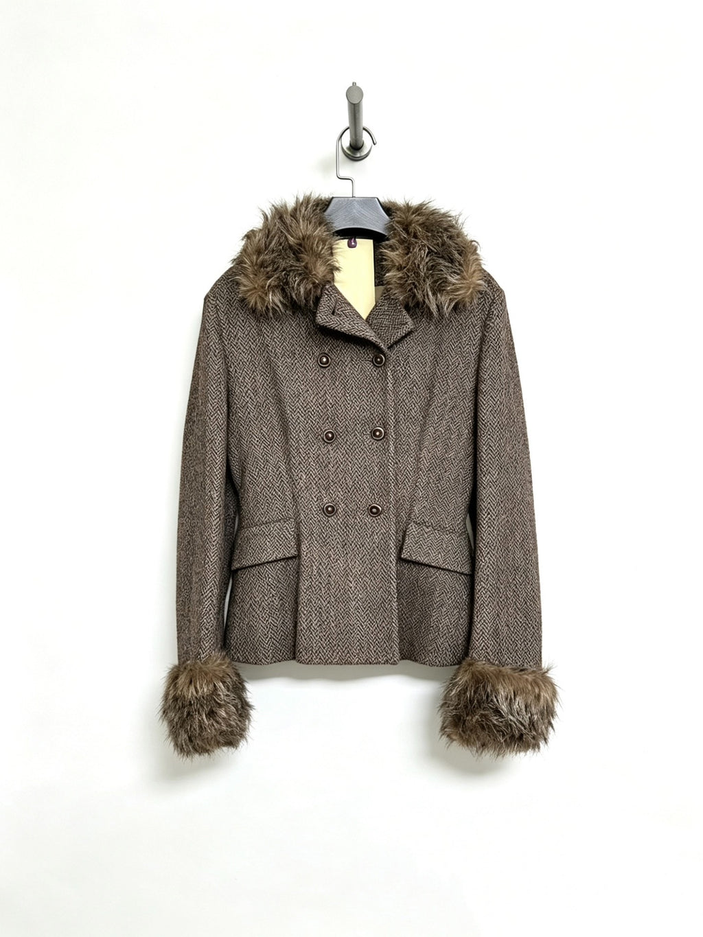 LEMAIRE 1998 Fall/Winter Runway Fur-Collar French-Style Jacket