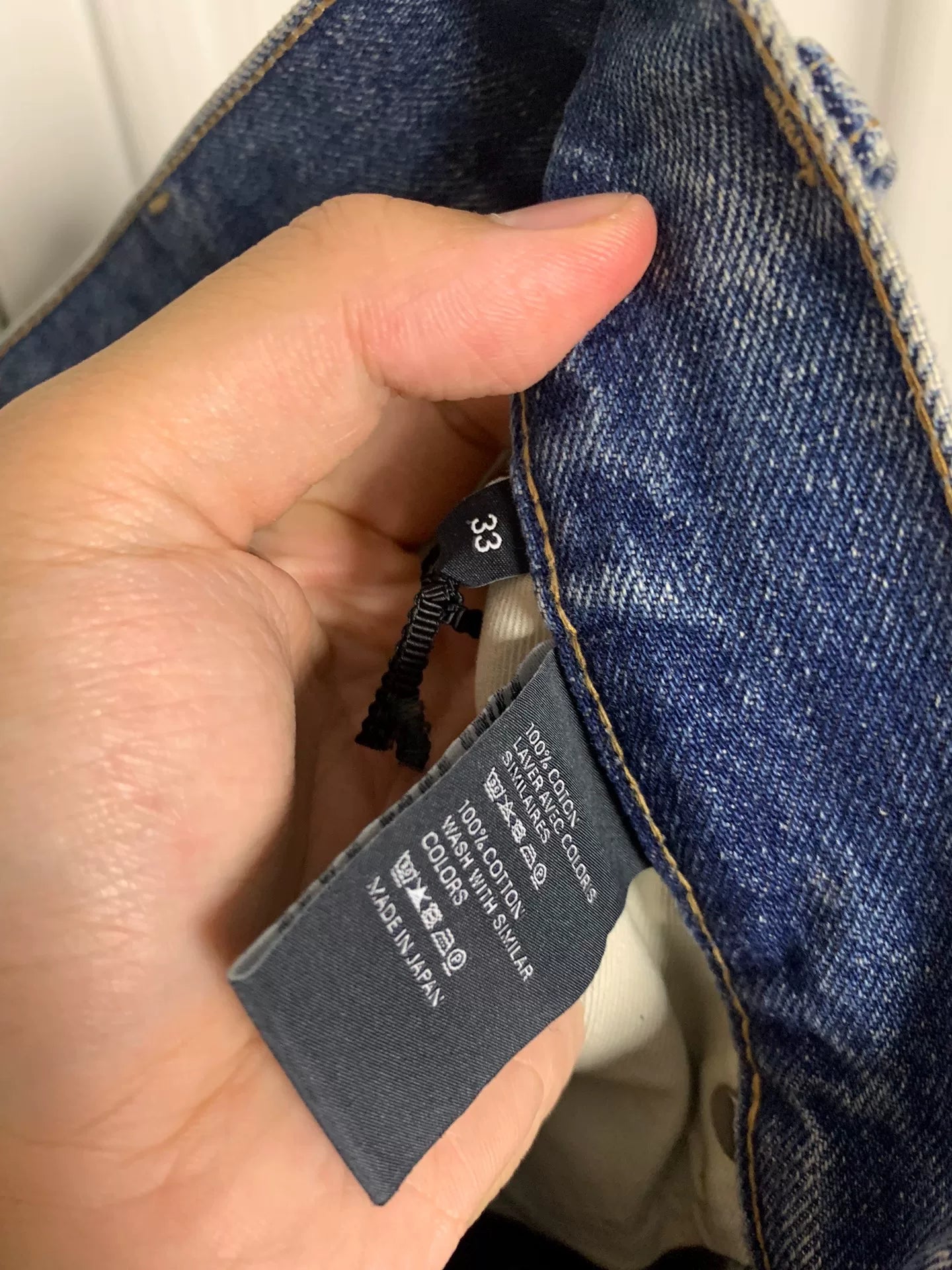 Celine 24FW Union Wash Kurt Beige Jeans