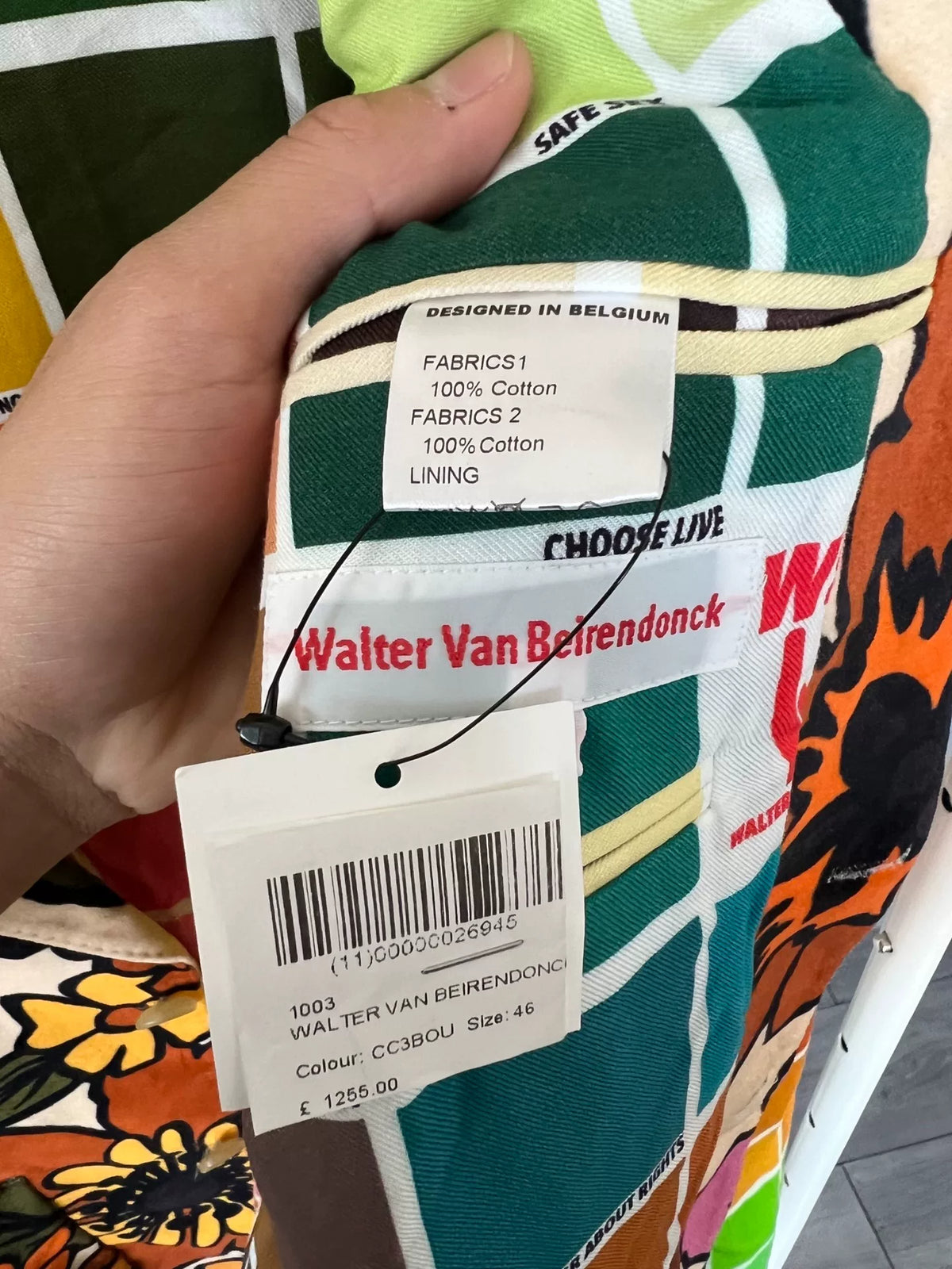 Walter Van Beirendonck Printed Blazer