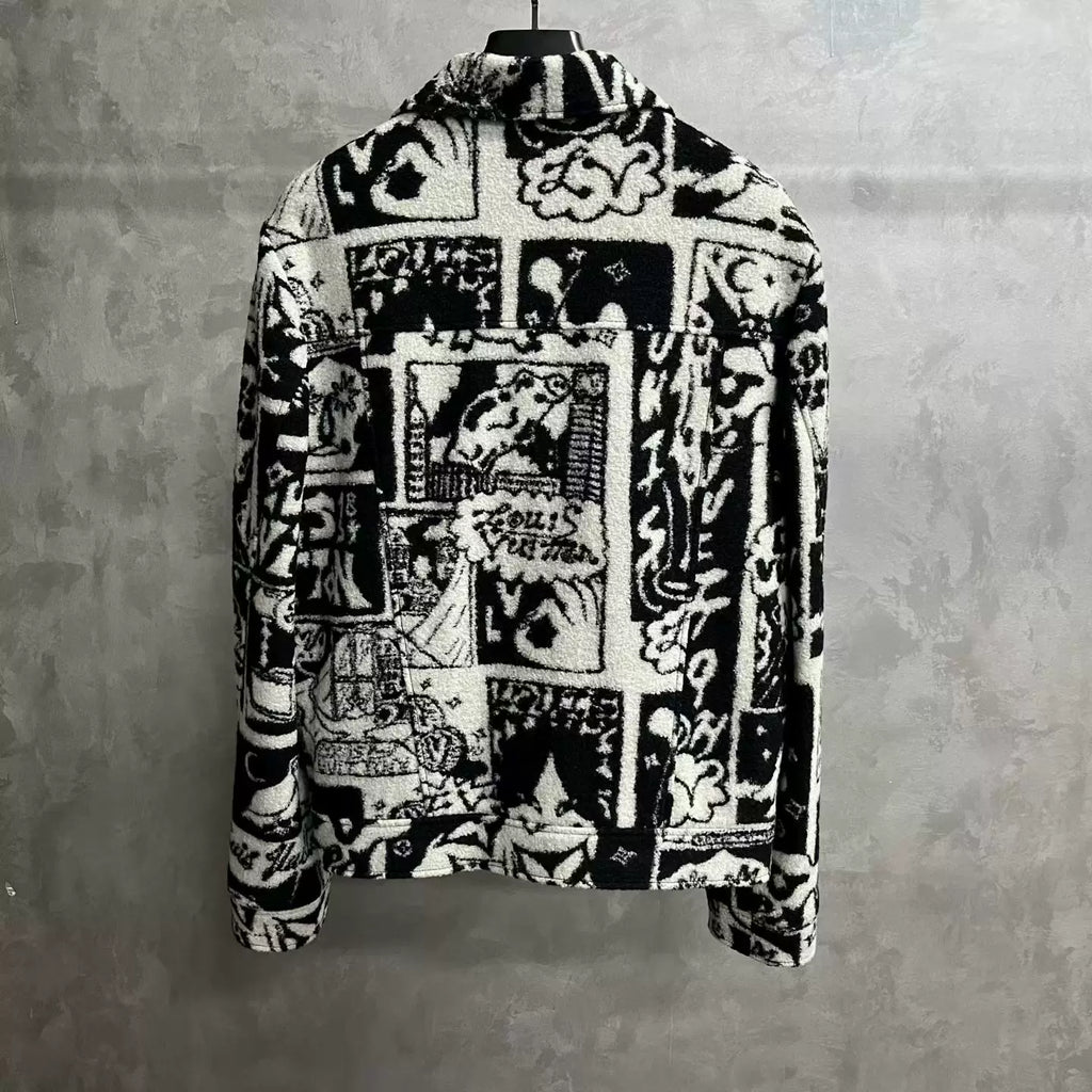 Louis Vuitton All-Over Comic Print Jacket