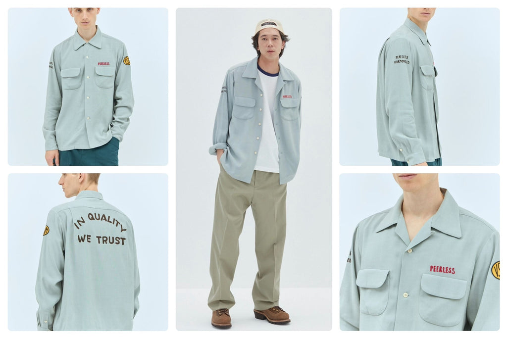 Visvim 24SS Keesey G.s I.q.w.t “peerless” “ Gray Shirt
