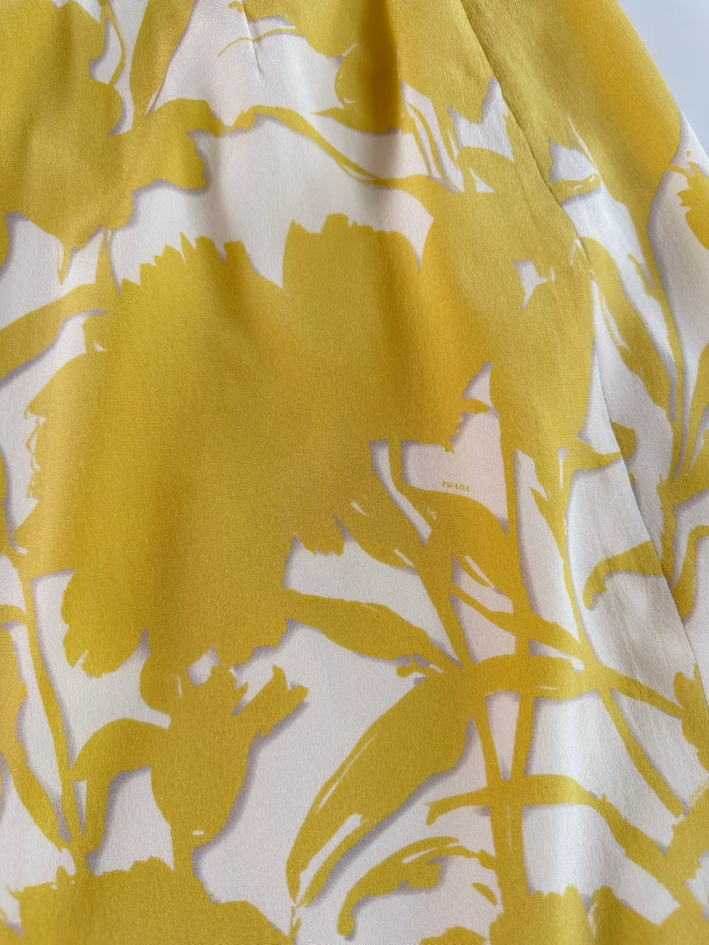 Prada Midi Silk Skirt