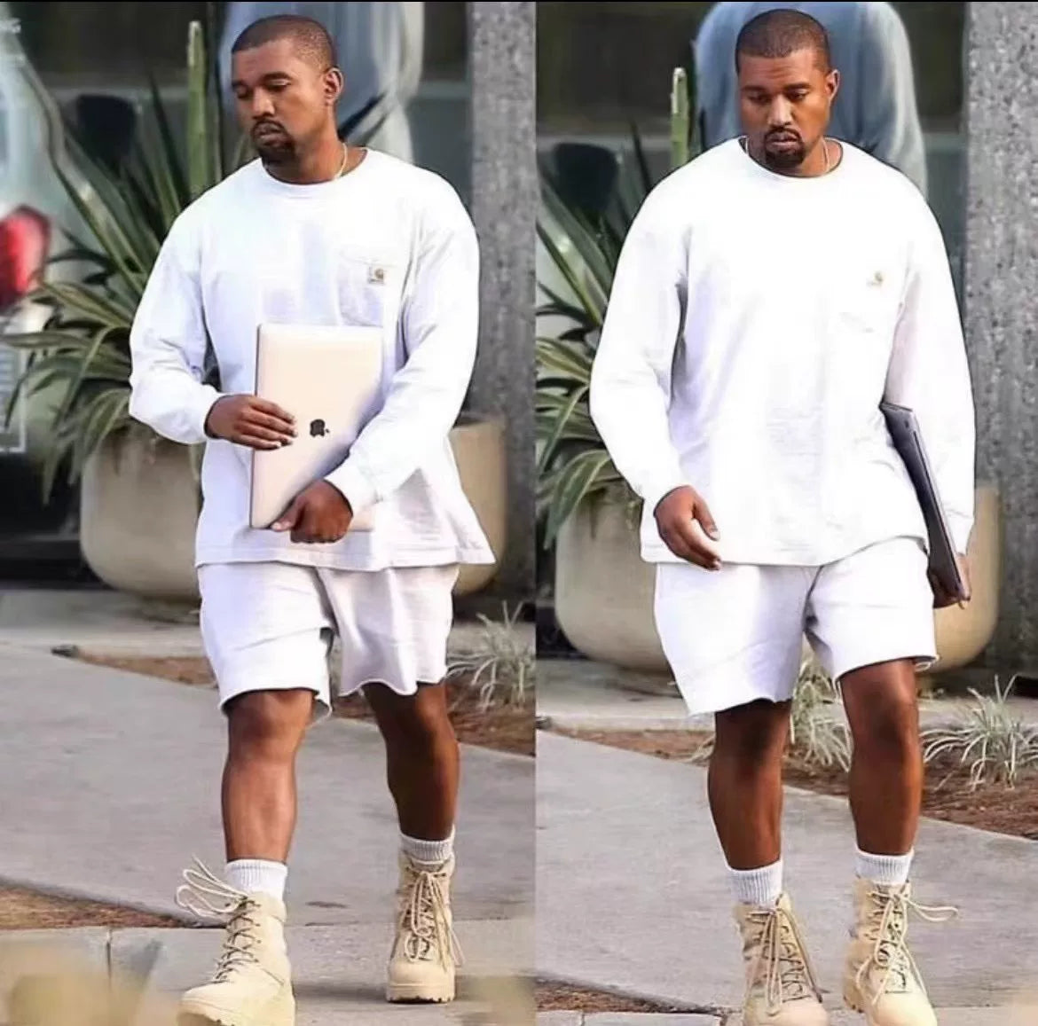 Yeezy SEASON 4 LIGHT SAND COMBAT Boots