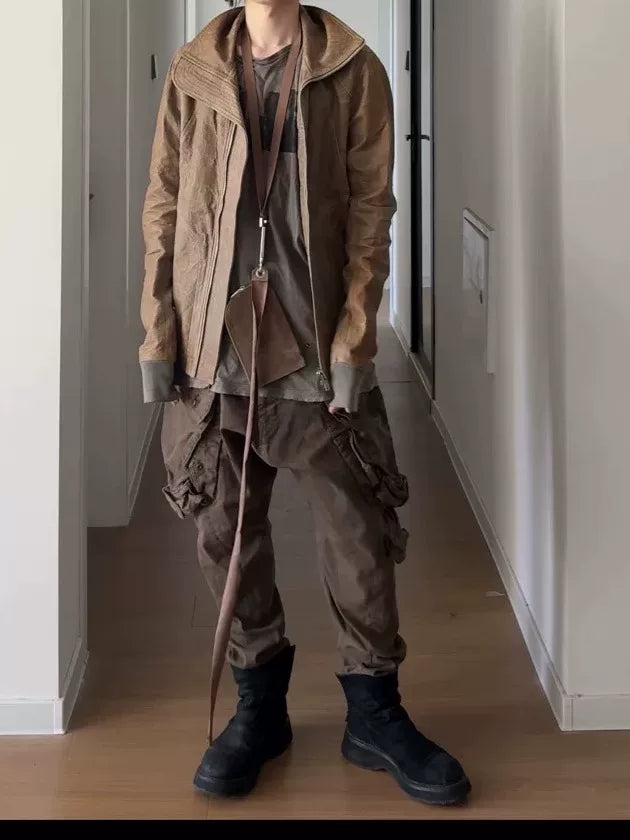 Julius FW20 Gas Mask Denim Bomb Pants