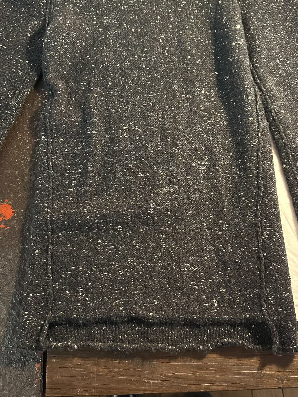 M.A+ FW15 Carbon Grey Crew Neck Camel Hair SizeM Sweater