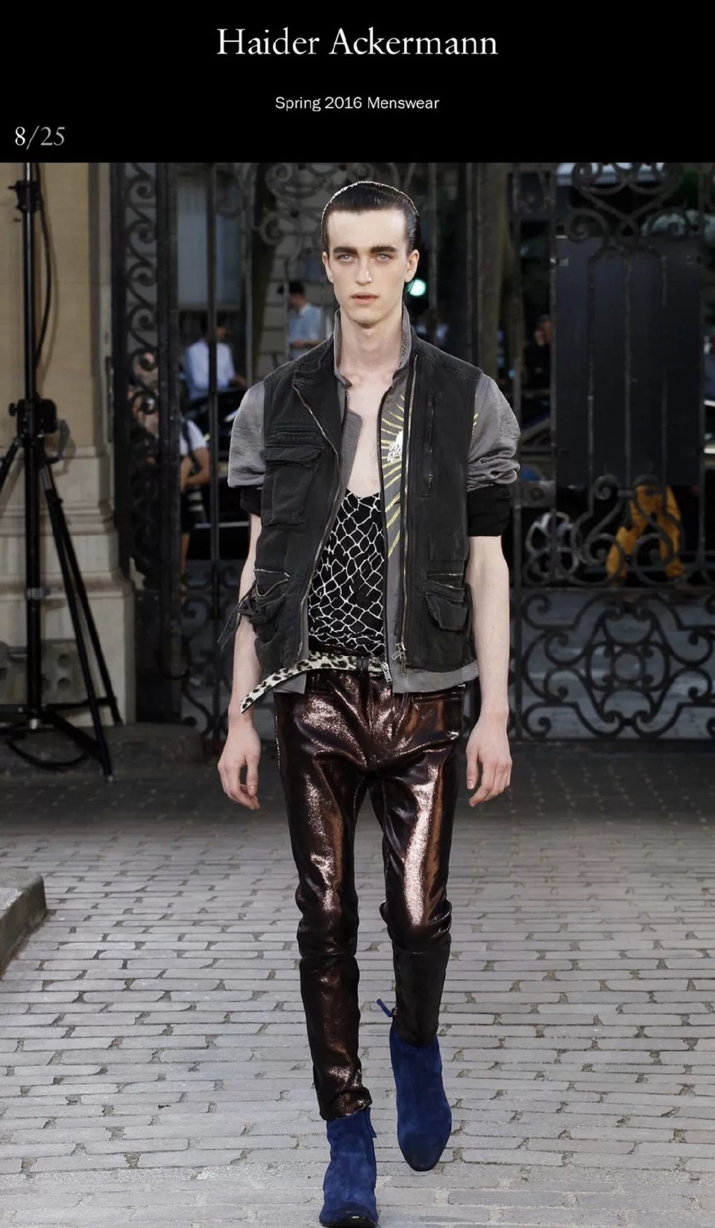 Haider Ackermann 16SS Multi-Pocket Vest