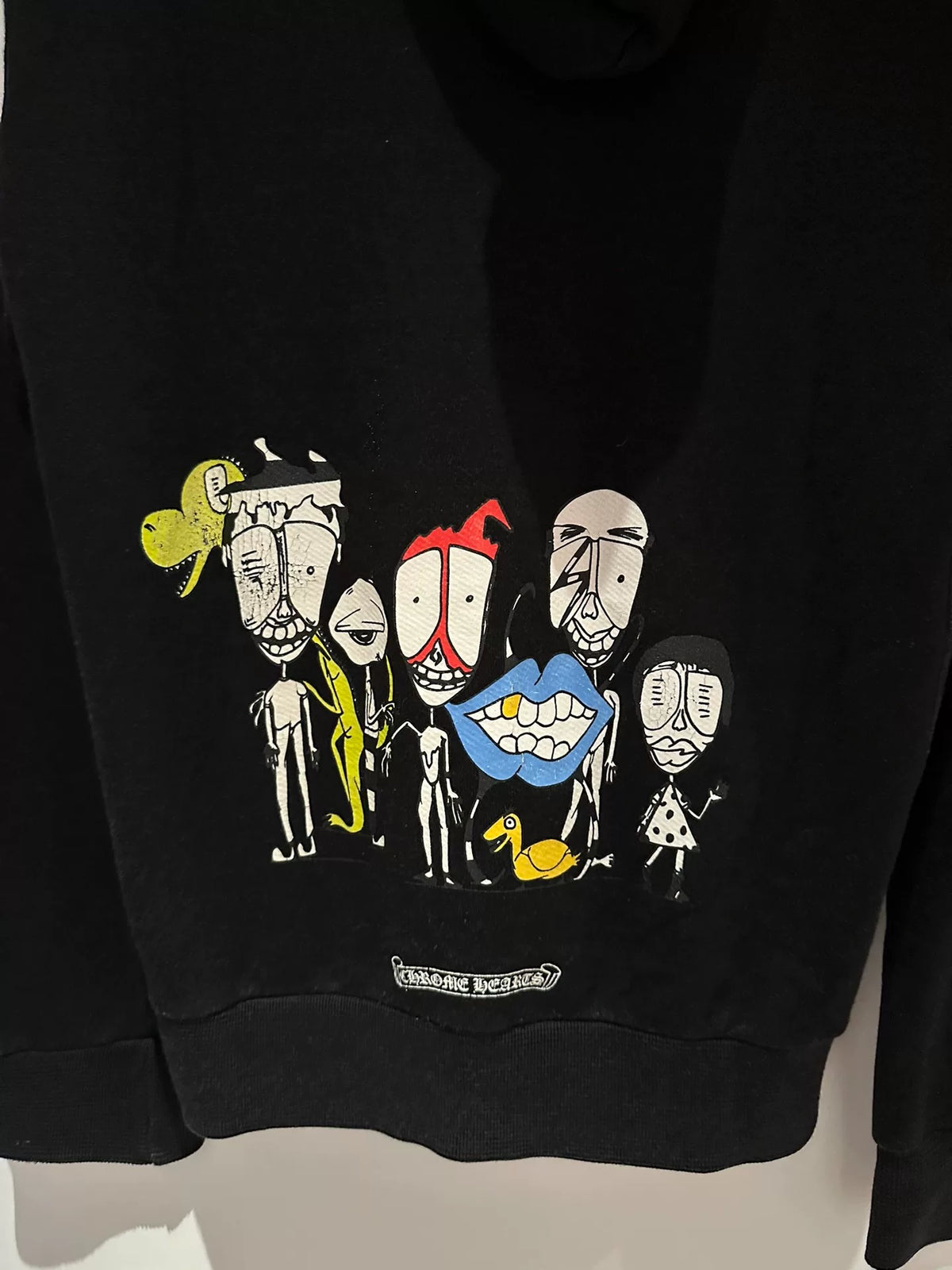 Chrome Hearts Croco Heart Black Mattyboy Zip-Up Jacket
