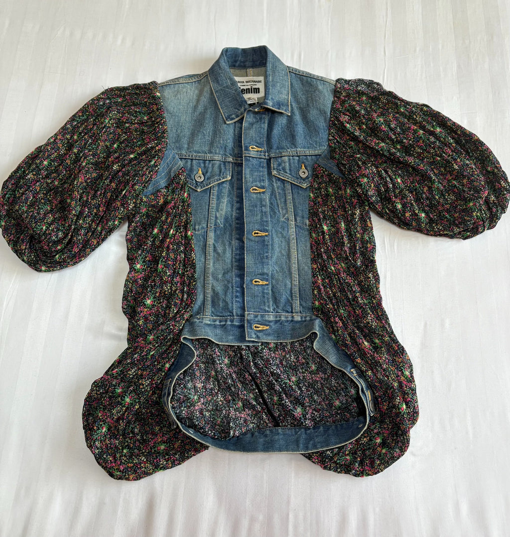 JUNYA WATANABE Patchwork Denim Shirt Jacket
