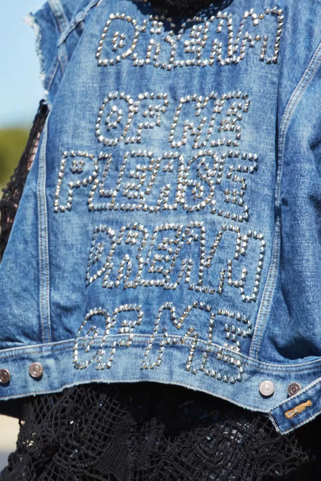Celine 22SS Studded Denim Jacket