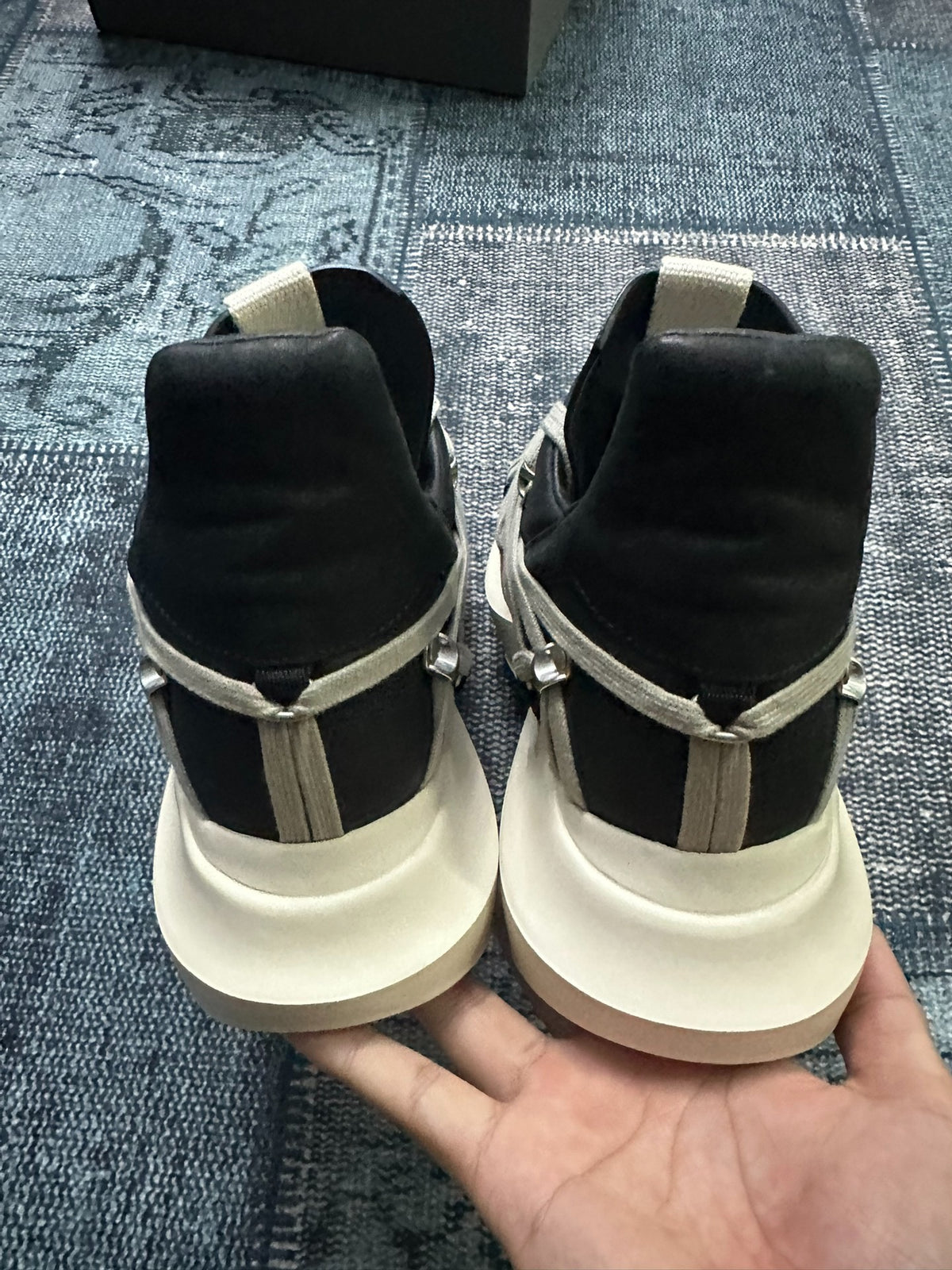 Rick Owens Megalaced Geth Runner Sneakers