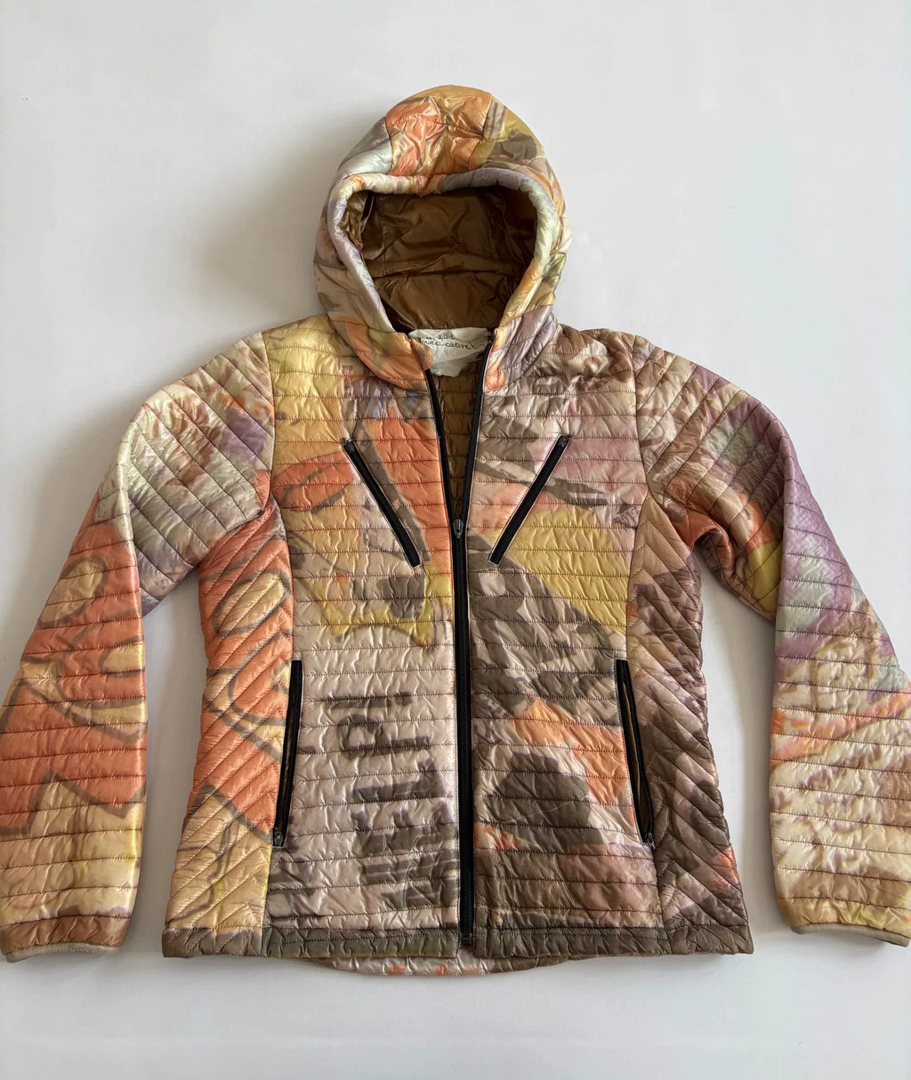 Comme Des Garçons nozomi ishiguro Cyber Polka Dot Hooded Lightweight Quilted Cotton Jacket