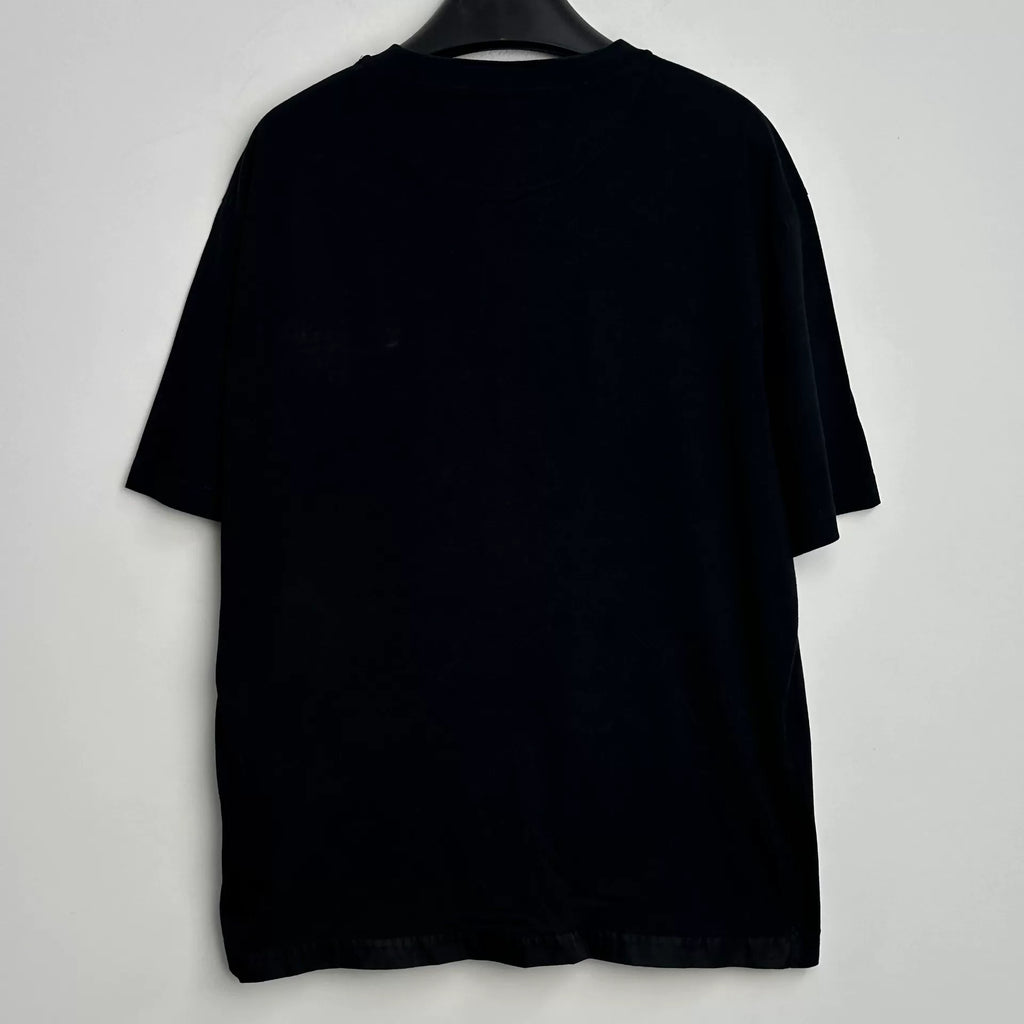 Prada Crew Neck Chest Pocket Pullover Short-Sleeve Top