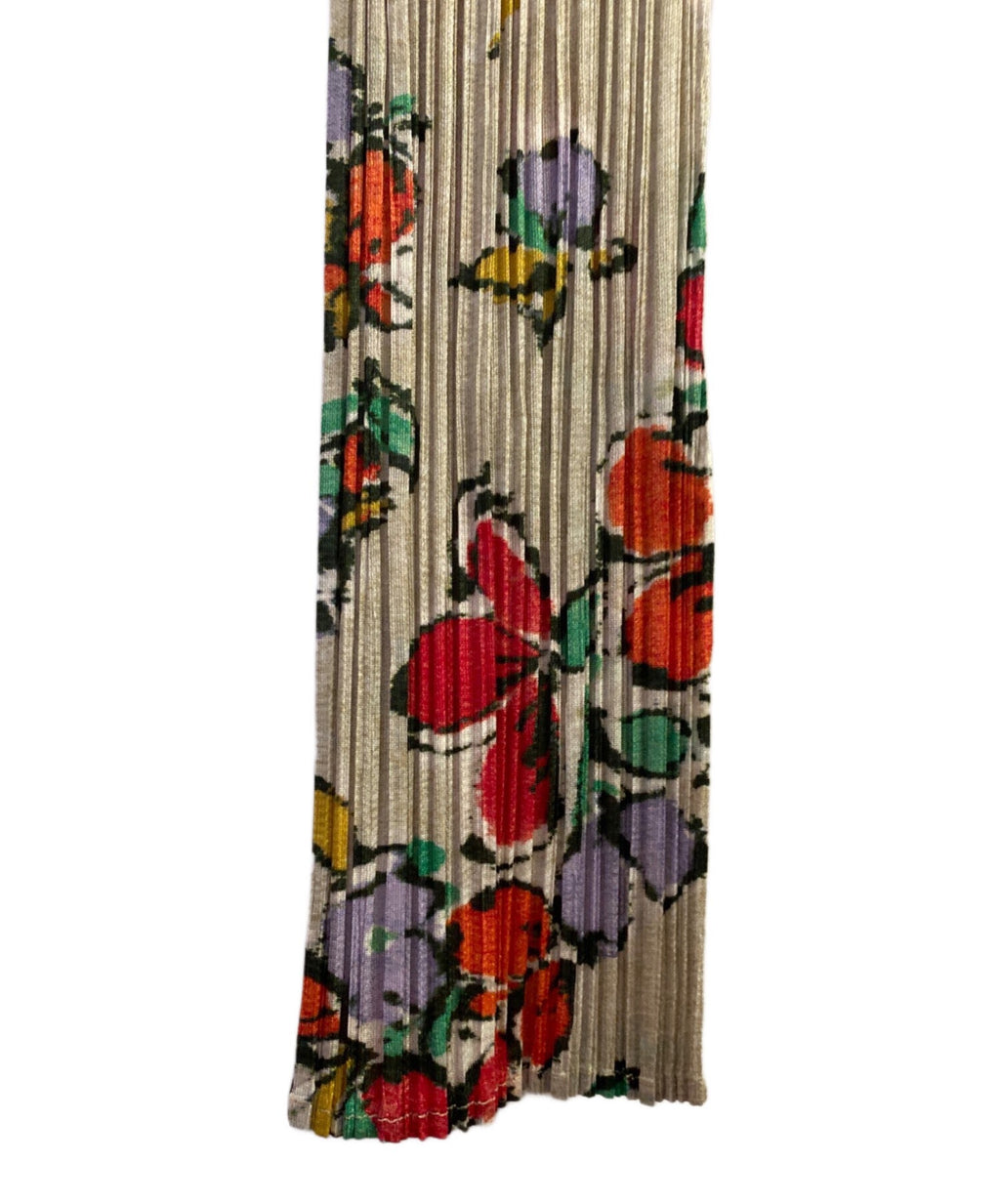 Issey Miyake Floral Pleated Shirt