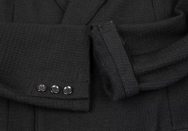 Yohji Yamamoto Black Double-Breasted Jacket