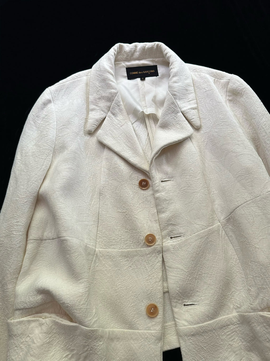 Comme Des Garcons 1992 White Runway Top