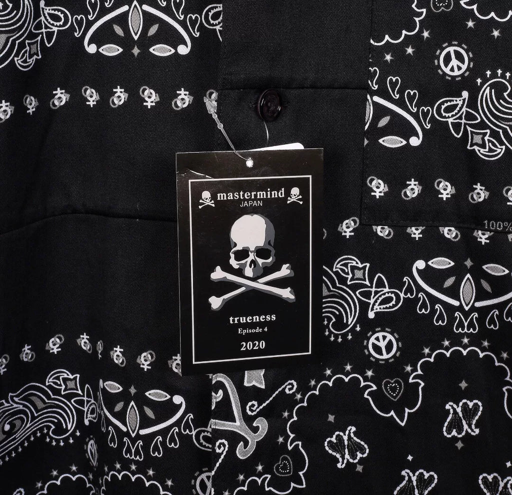 Mastermind Japan Long Sleeve Cotton Bandana Shirt