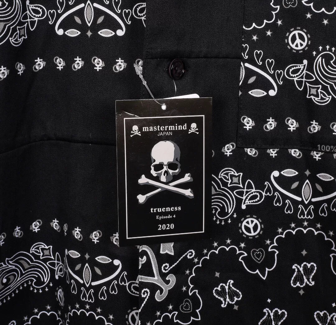 Mastermind Japan Long Sleeve Cotton Bandana Shirt