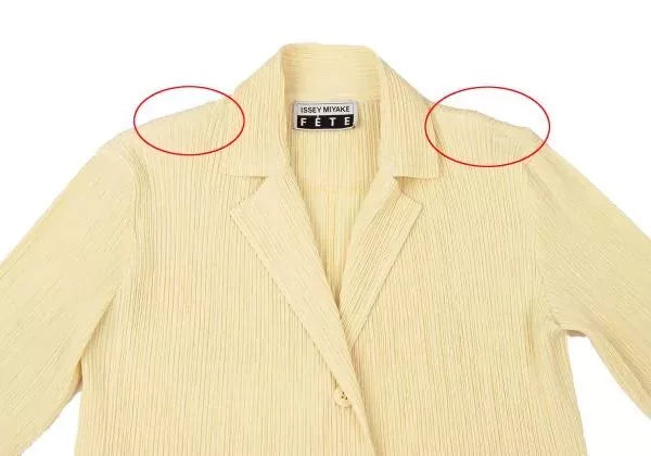 Issey Miyake Vintage Off-White Pleated Top