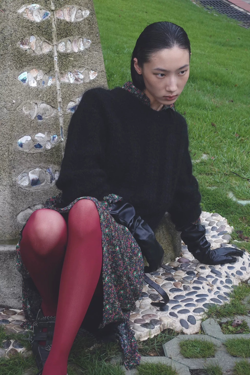 Junya Watanabe | 2019 Floral Knit Dress