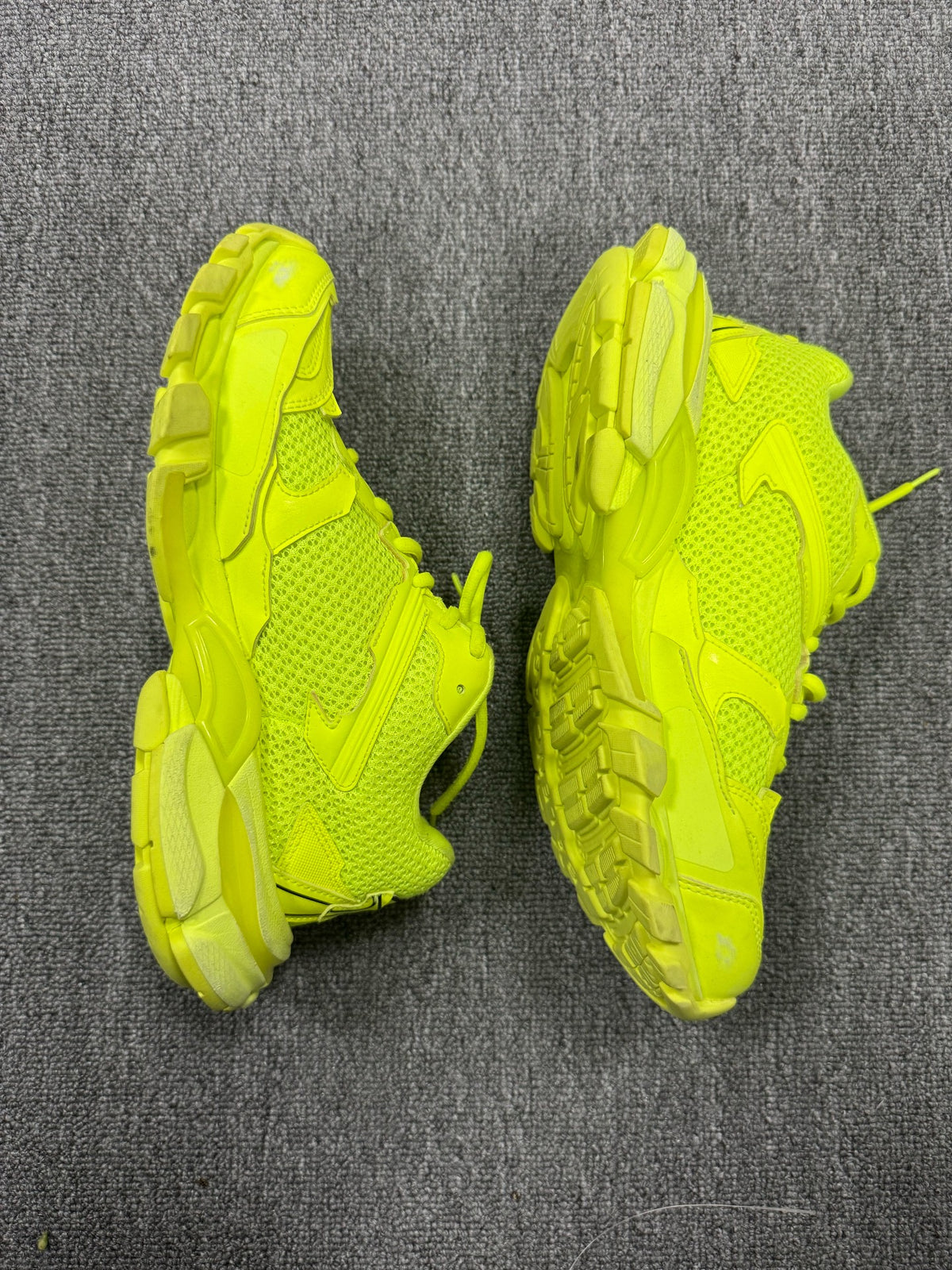 Balenciaga Fluorescent Green Track Sneakers