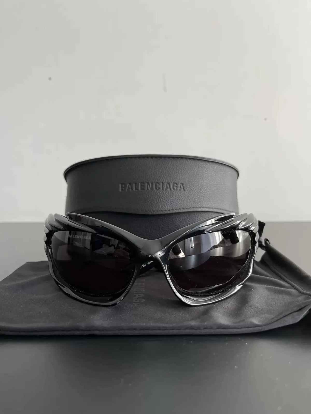 Balenciaga Runway Spike Sunglasses