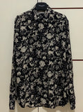 Saint Laurent 22SS Silk French Rose Shirt